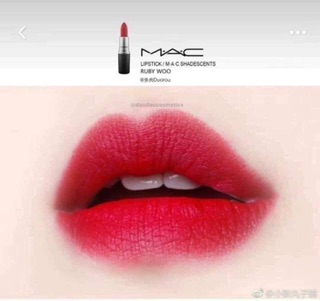 Son môi cao cấp (đỏ huyền thoại Mac Ruby woo)