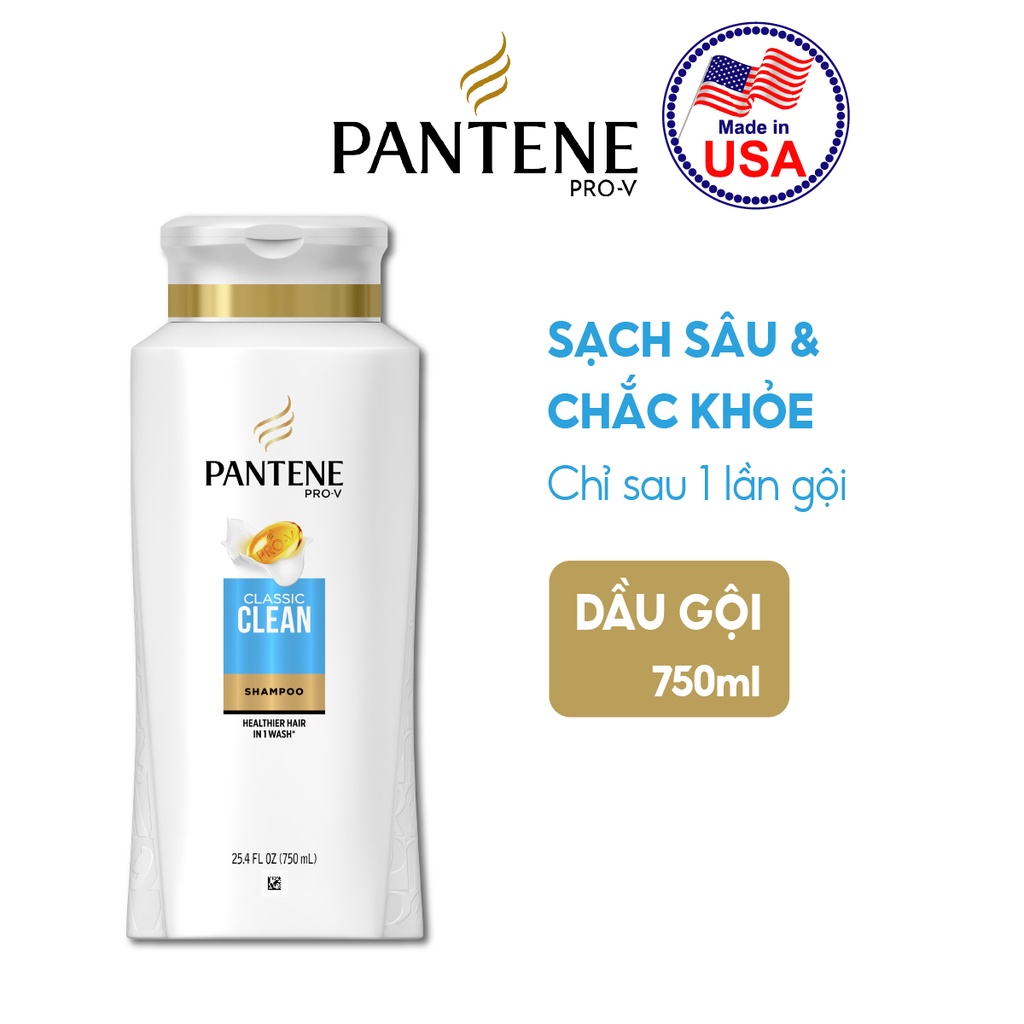 Dầu Gội Pantene Mỹ nhiều mùi hương 750ml