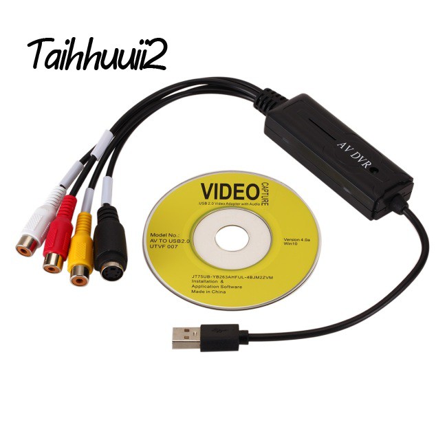 Huuii Usb2.0 Video Capture Card Single-channel Av Video Image Monitoring Data Capture Card