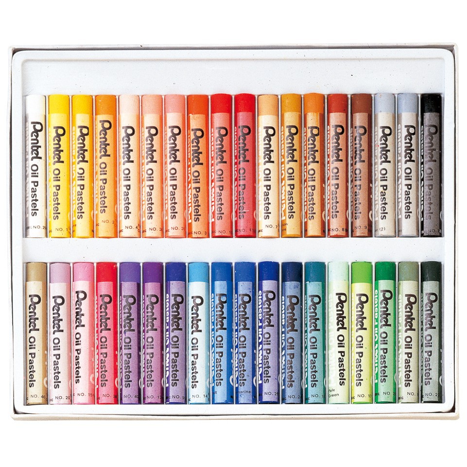 Bộ màu sáp dầu PENTEL 16/36/50 màu - PENTEL Arts Oil Pastels Set 12/16/36/50 colors