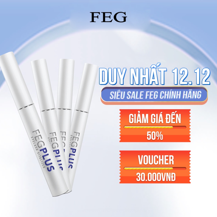 Dưỡng Mi Tế Bào Gốc FEG Plus Stem Cells Ban Ngày - Dài Mi Sau 14 Ngày, Không Chứa Prostaglandins Gây Thâm Mắt (5ml)