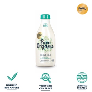Sữa tươi nguyên chất tiệt trùng Hữu cơ Pamu - Pure Organic 800ml