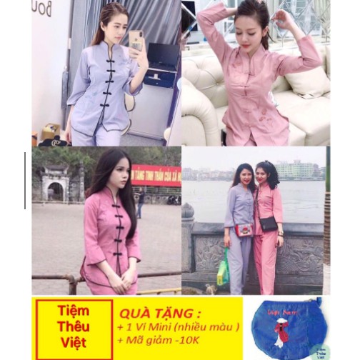 Bộ Đi Chùa Zoa Shop Bộ Đi Chùa Phật Tử Thổ Cẩm | BigBuy360 - bigbuy360.vn