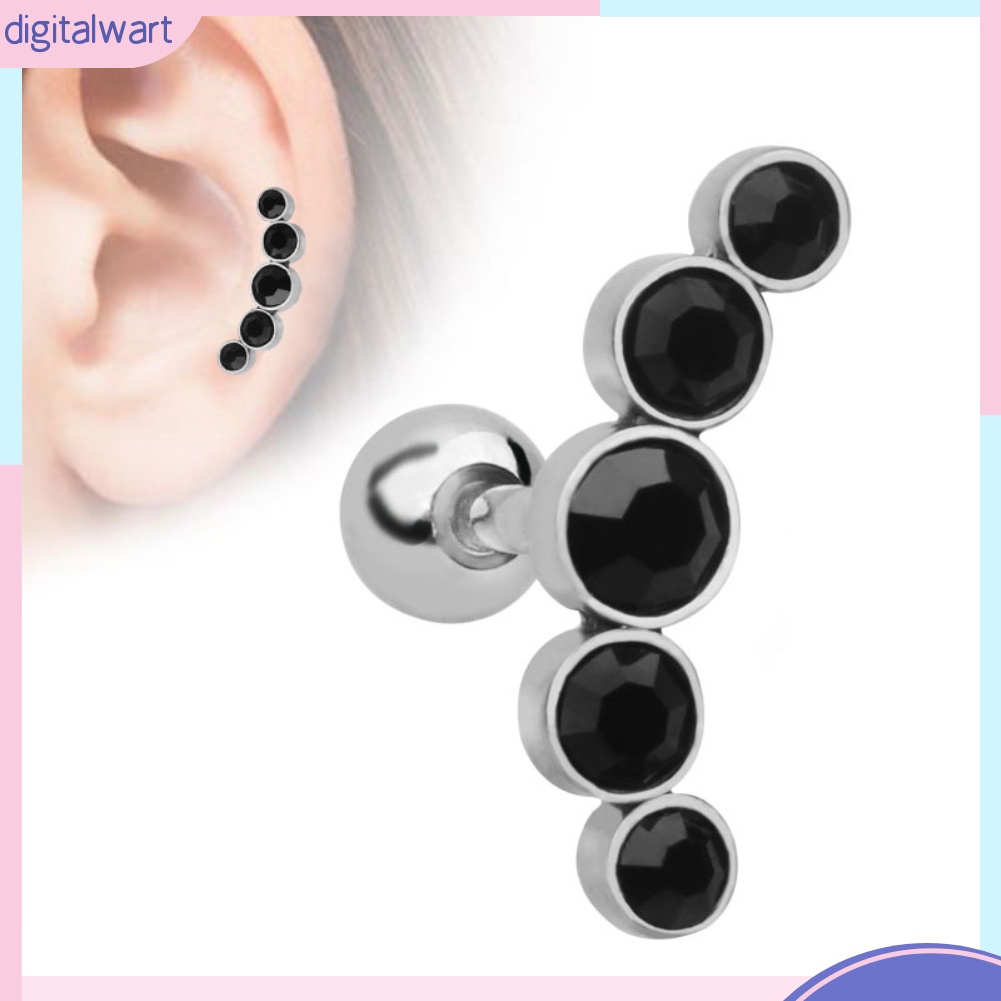 1 khuyên tai đính đá thời trang nữ tính