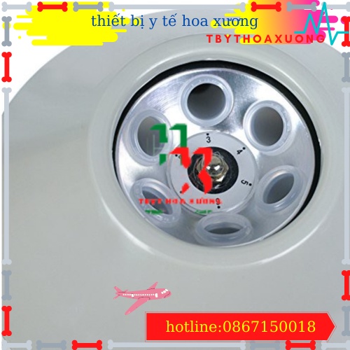 Máy Tách Huyết Tương 6 Ống - Máy Ly Tâm 6 Ống 800-1 Có Núm Hẹn Giờ