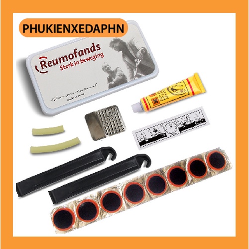 Bộ vá săm xe đạp mini nhỏ gọn siêu tiện lợi reumafonds