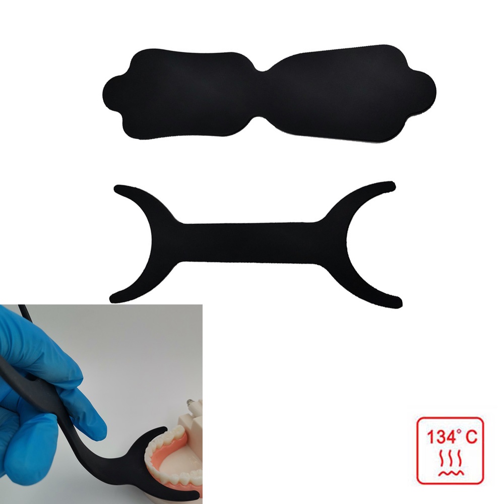 Bảng Silicone Chỉnh Hình Răng Màu Đen Có Thể Điều Chỉnh Góc