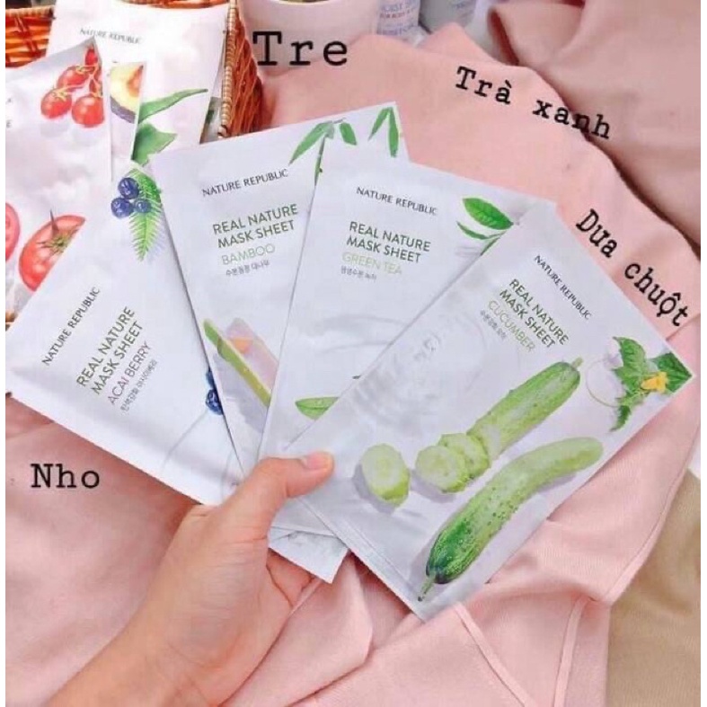 Mặt Nạ Giấy Nature Republic Dưỡng Da Hàn Quốc Mẫu Mới "19.october" | BigBuy360 - bigbuy360.vn