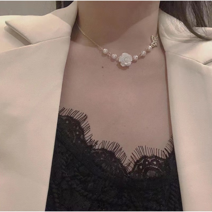 📛 RẺ VÔ ĐỊCH 📛 Dây chuyền vòng cổ chocker hoa nơ hottrend phong cách hàn quốc