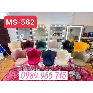Ghế Xoay Quầy Bar-Makeup-Livestream-Chụp Hình Nỉ Nhung,Da Xoay 720*Điều Chỉnh Cao Thấp Chắc Chắn Sang Trọng.Đẹp-Bền-Rẻ