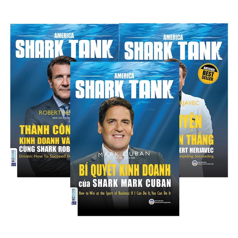 Sách - Combo 3 Cuốn Huấn Luyện Kinh Doanh Cùng America Shark Tank