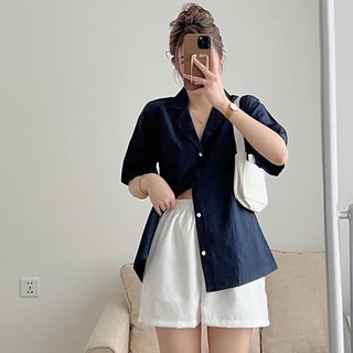 Sơ mi đũi cổ vest (ảnh thật/ có sẵn)