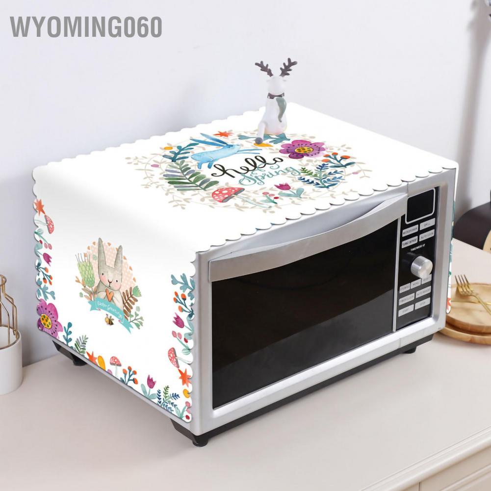 Wyoming060 Wyoming060 Lò vi sóng Bìa vải nướng Dễ thương Chống bụi Shiled dầu Đa năng Phong cách Bắc Âu Các bộ phận đơn giản