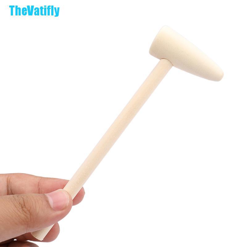 Bộ 10 Búa Đầu Gỗ Trơn Chuyên Dùng Cho Bé