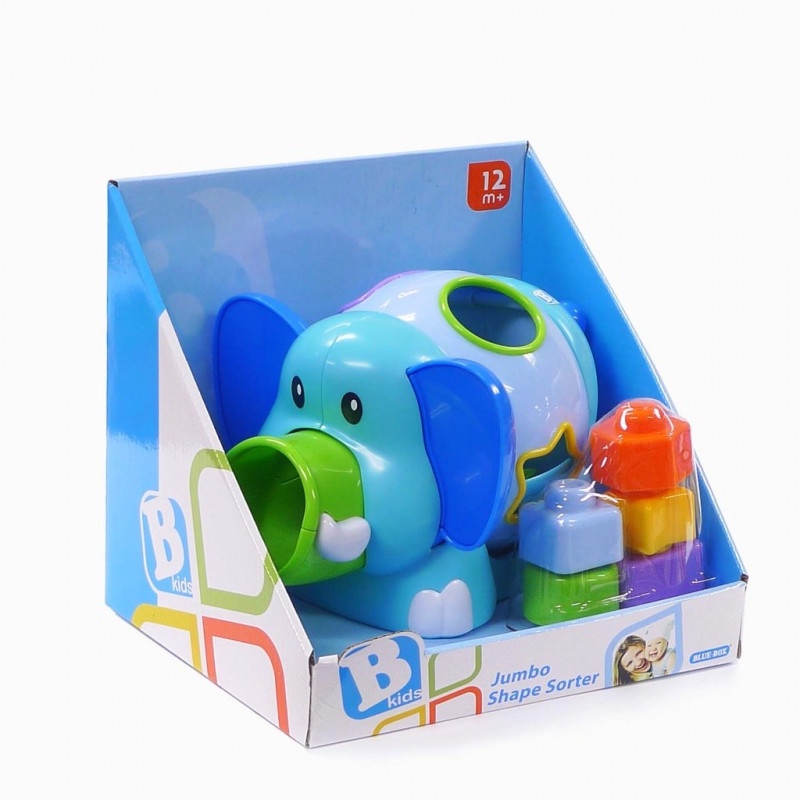 Jumbo Shape Sorter - Chú Voi Thả Khối Jumbo Đồ Chơi Vui Nhộn Cho Bé