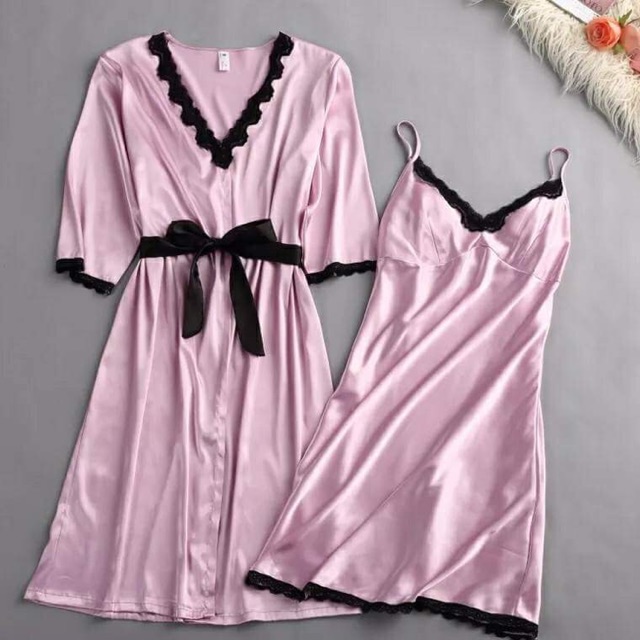 Bộ đồ ngủ lụa secxy gợi cảm