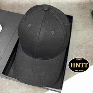 Mũ lưỡi trai trơn đen cao cấp thời trang phong cách nam nữ
