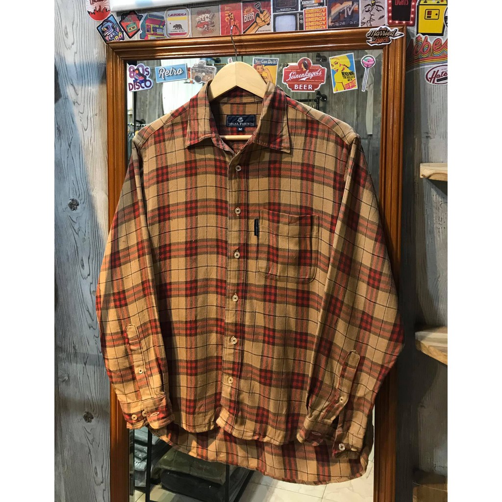 Sơ mi kẻ Flannel chính hãng 2hand tuyển chọn
