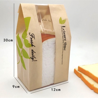 Set 100 túi bánh mì hoa cúc dọc 30cmx12cm