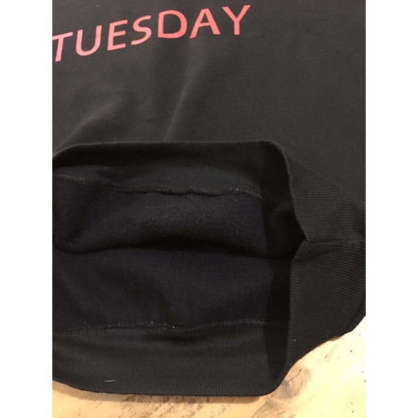 [Ảnh thật]AS459 Áo nỉ sweater TUESDAY nỉ bông dày dặn hàng 2hand