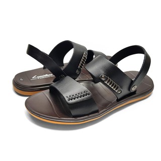 Sandal nam da bò thật siêu bền vnxk de07