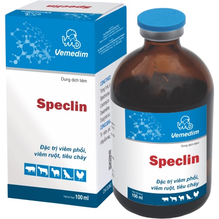 Vmd Speclin 100ml viêm ruột tiêu chảy, viêm phổi trên heo, dê, gà, vịt
