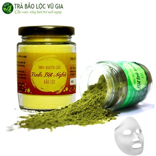 Combo Tinh Bột Nghệ + Bột Trà Xanh Vũ Gia