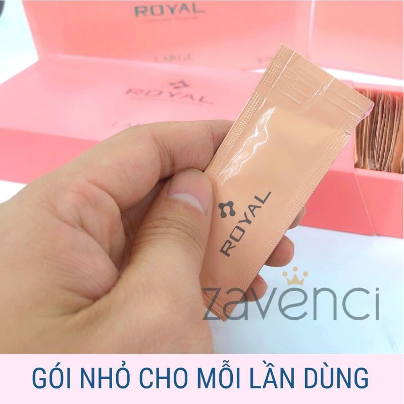 Hộp 90 gói Tinh chất serum nhau thai cuống rốn cừu Royal Large Placenta Nhật Bản