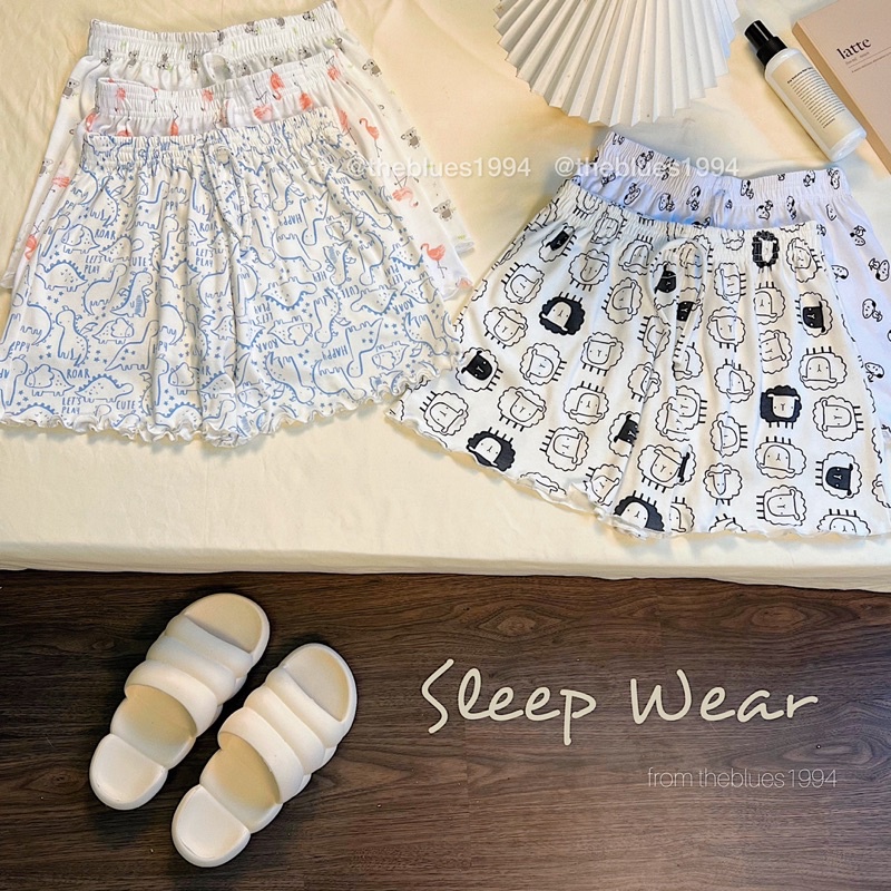 Quần Đùi Ngủ, Quần Ngủ Nữ Thái Lan Cotton Nhiều Hình