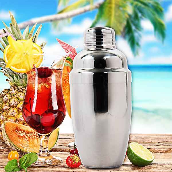 Bình shaker lắc cafe cocktail inox 530ml bình lắc inox