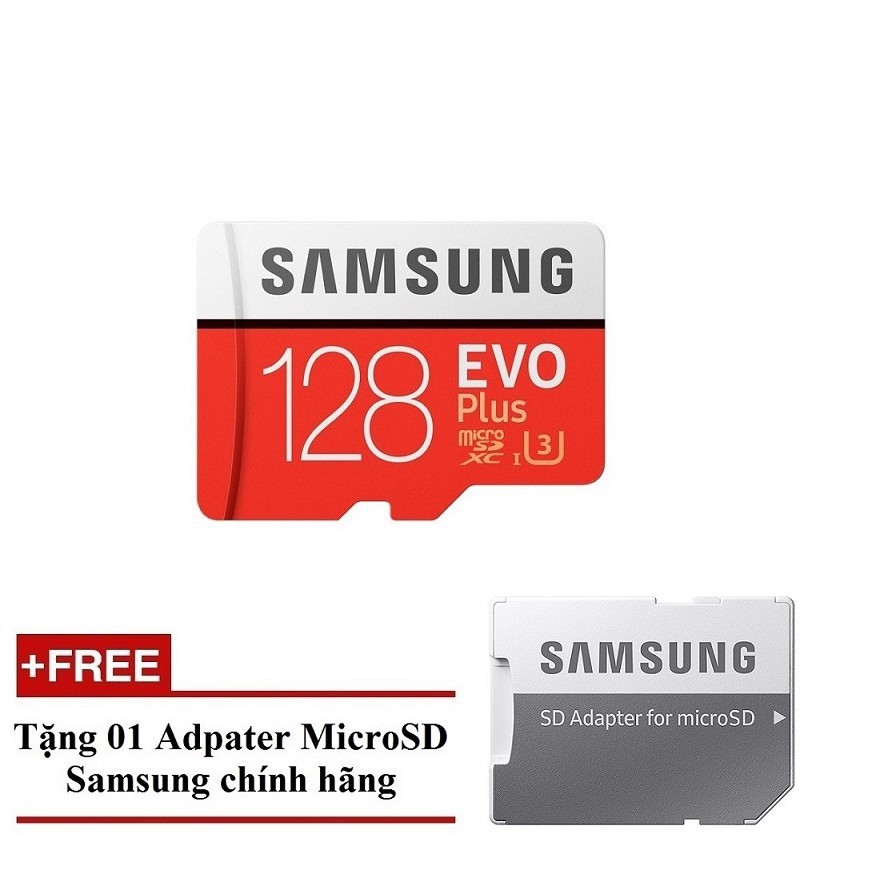 Thẻ nhớ 128G Samsung Evo plus micro Tôc độ 100MB | BigBuy360 - bigbuy360.vn