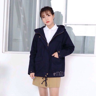 ÁO KHOÁC KAKI NÚT ĐỒNG