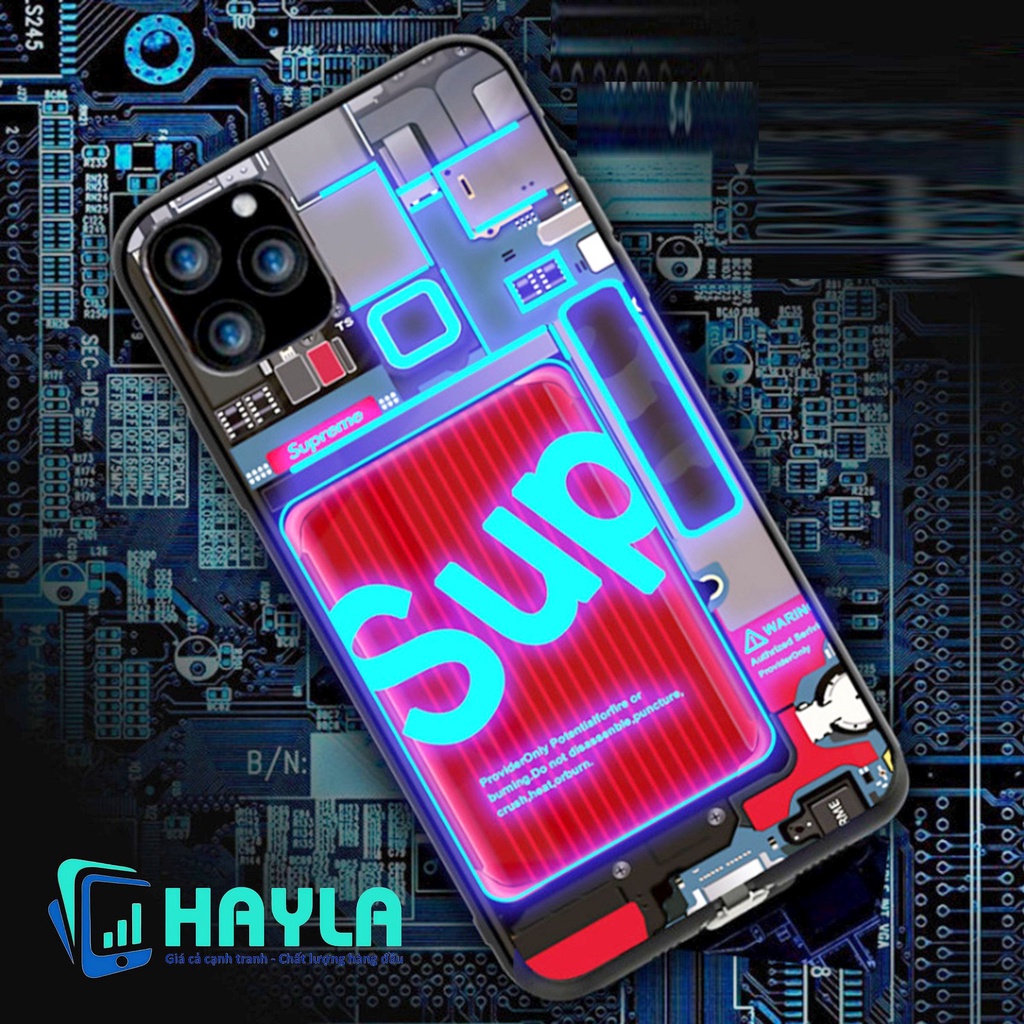 Ốp lưng Iphone nháy đèn LED theo nhịp điệu âm nhạc 6/6plus/6s/6splus/7/7plus/8/8plus/x/xr/xs/11/12/pro/max/promax ODT03