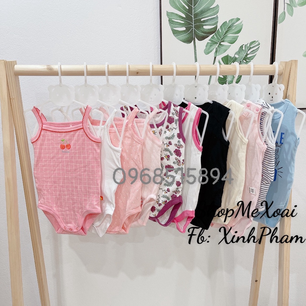 BỘ BODYSUIT BA LỖ, HAI DÂY SIZE 9M LINK 1, BODY CHIP CHO BÉ TỪ 7-8,5KG