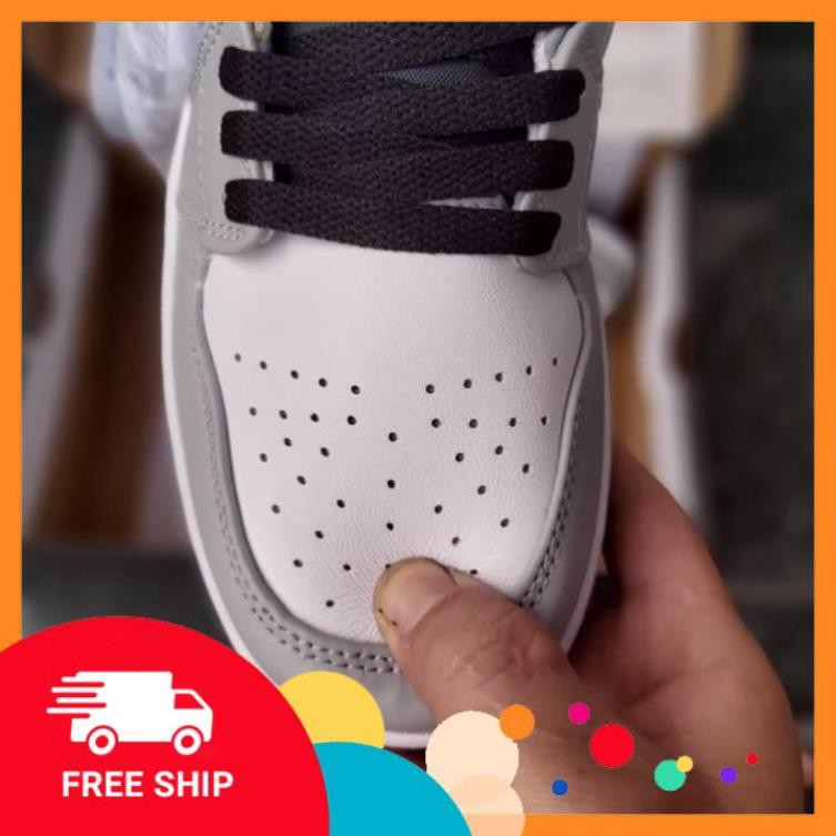 [FREESHIP- BẢO HÀNH 12 THÁNG] GIÀY THỂ THAO NAM NỮ JD XÁM CHỈ ĐỎ THẤP CỔ HOT TREND FULL BOX BILL | BigBuy360 - bigbuy360.vn