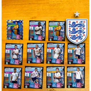 Thẻ cầu thủ match attax Euro 2020 đội tuyển Anh