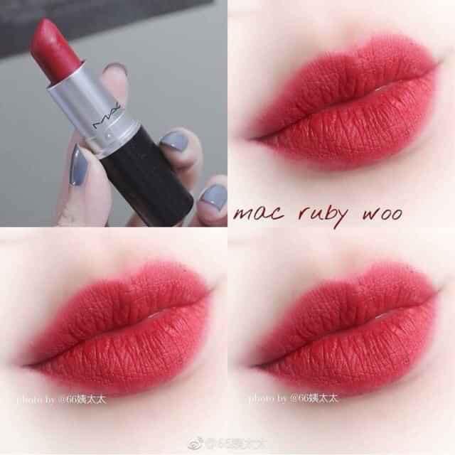 Son MAC Matte Lipstick 3g (Lady Danger, Ruby Woo, Chili)