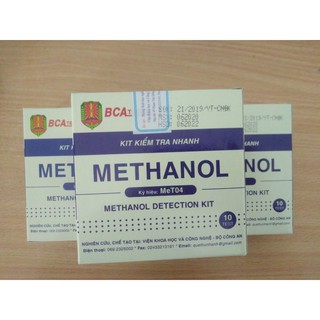 Test, Kit kiểm tra nhanh Methanol MeT04