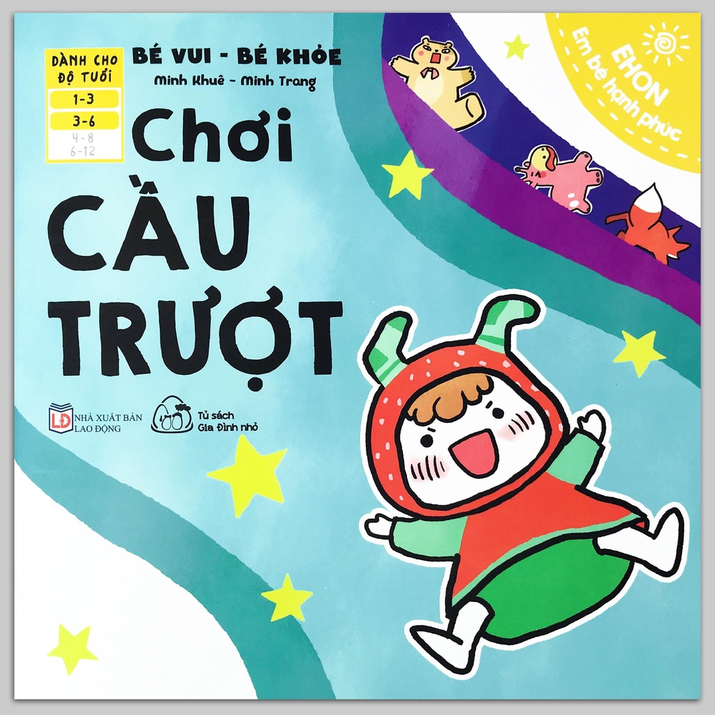 Sách - Ehon Bé Vui - Bé Khỏe (1-6 tuổi) - Chơi Cầu Trượt