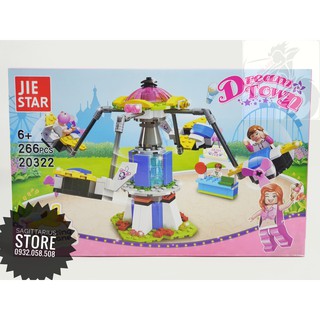 Lego Jie Star 20322 Lắp Ráp Đu Quay Máy Bay ( 266 Mảnh )