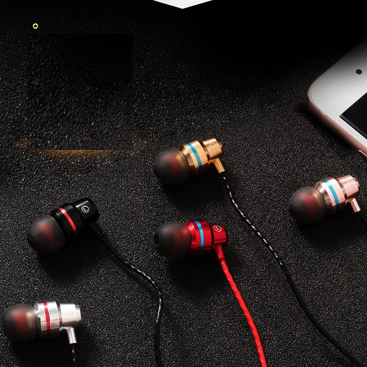Tai nghe điện thoại in ear chân Type C kèm mic nghe gọi chỉnh âm lượng vỏ kim loại dây nhựa PET youngcityshop 30.000