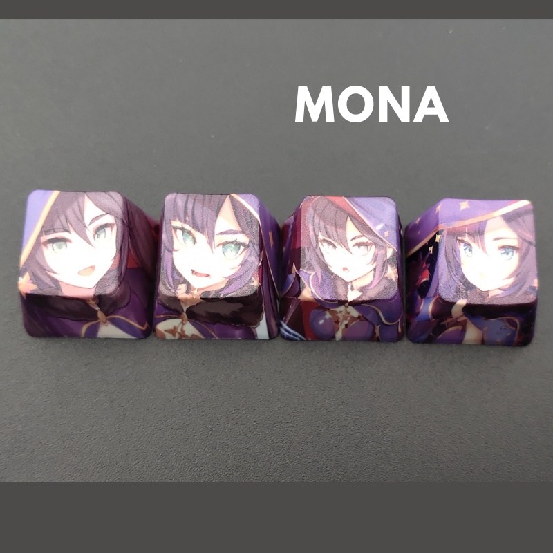 Bộ 4 Nút Bàn Phím Cơ OEM R4 In Hình Anime