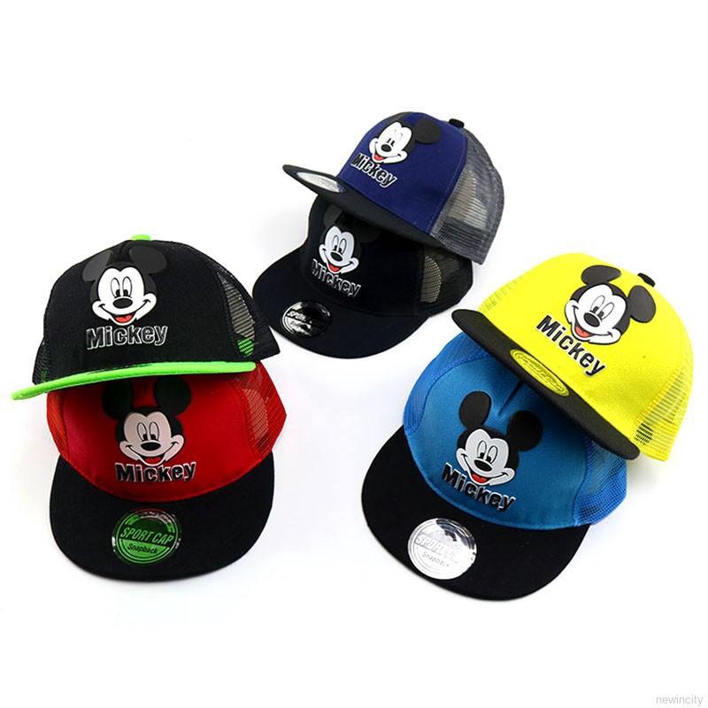 Mũ lưỡi trai tai chuột Mickey dễ thương cho bé