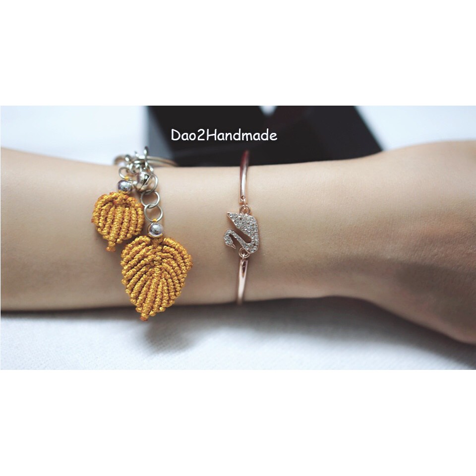 Vòng tay thiên nga đính đá cao cấp