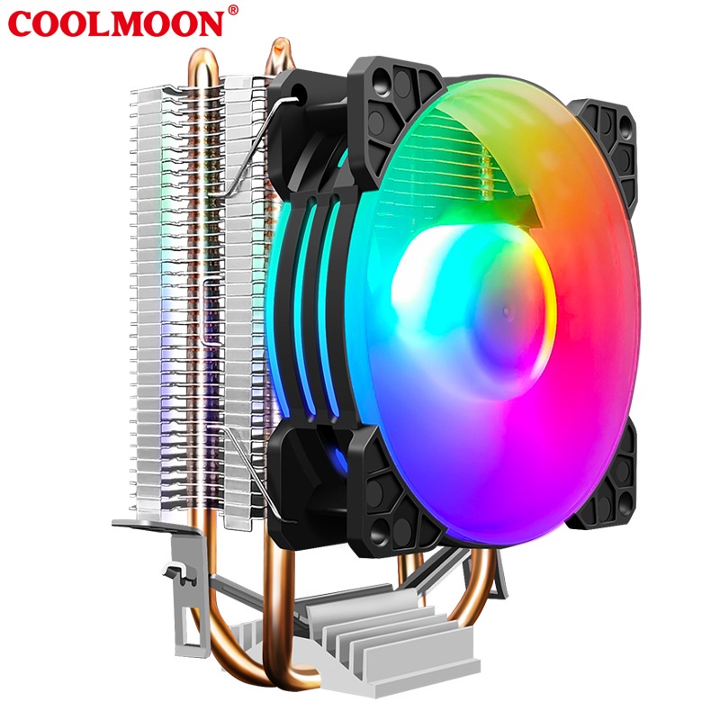 TẢN NHIỆT KHÍ SNOWMAN M200XX - 2 FAN LED RGB - HỖ TRỢ ALL CPU