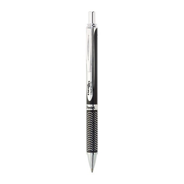 3 cái Bút Ký Cao Cấp mực Gel Pentel BL407 - Mạ đen (Kèm Hộp) | BigBuy360 - bigbuy360.vn