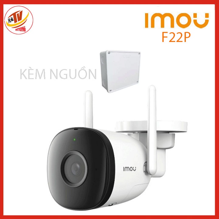 [kèm thẻ 32gb 64gb] Imou Bullet 2C F22 Camera Wifi ngoài trời 2.0 Megapixel 1080p Phát hiện chuyển động