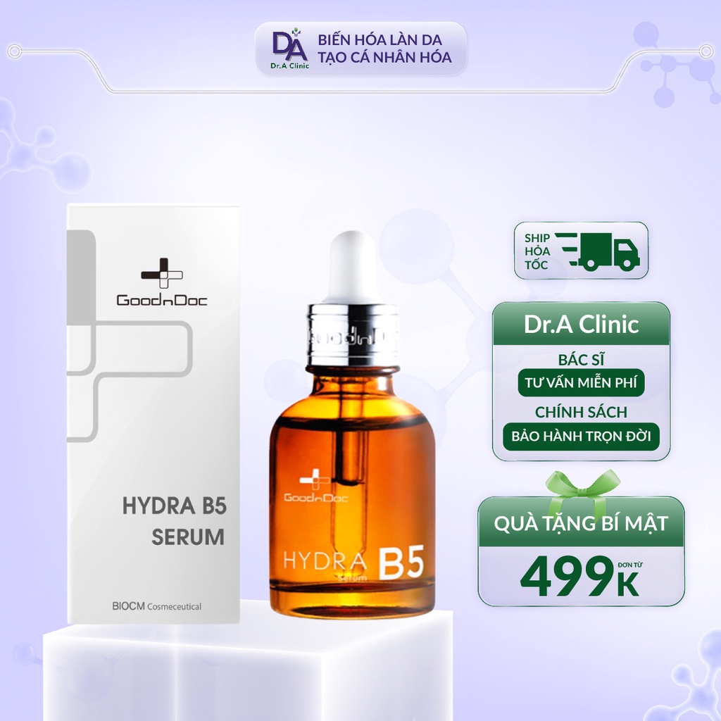 Serum B5 Goodndoc Hydra Dr.A Nhập Khẩu Chính Hãng, cấp ẩm và phục hồi sâu dành riêng cho da dầu mụn