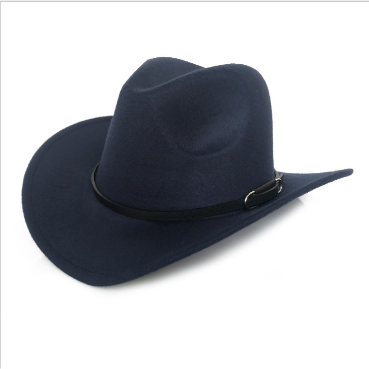 Mũ Cao Bồi Miền Tây CB04 Nam Vành Rộng - Nón Cowboy Chất Nỉ Cao Cấp Thương hiệu Mugout