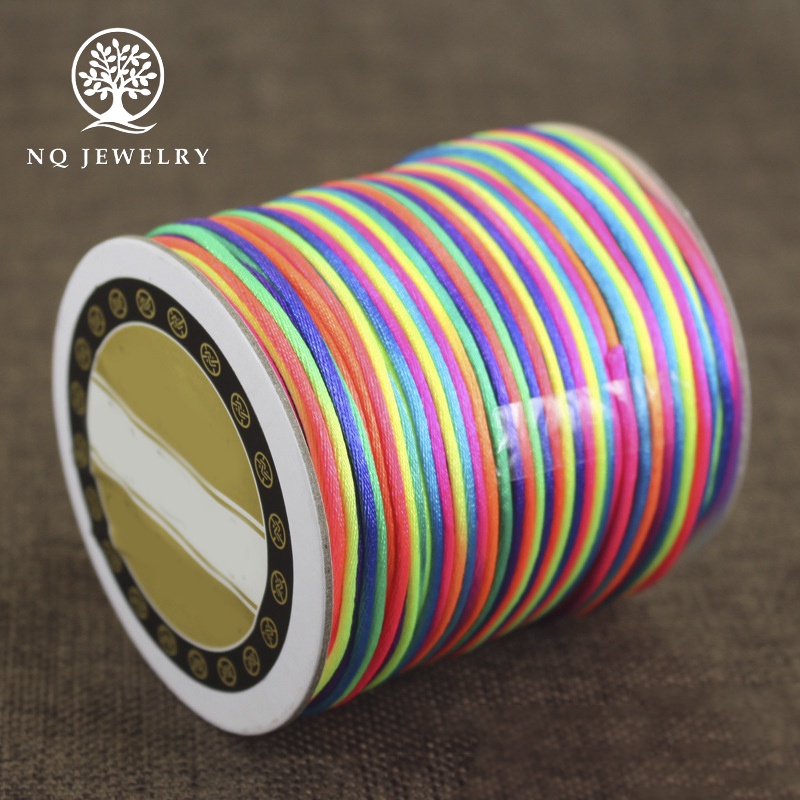 Cuộn 52m dây tim bóng đa sắc 1.5mm - NQ Jewelry